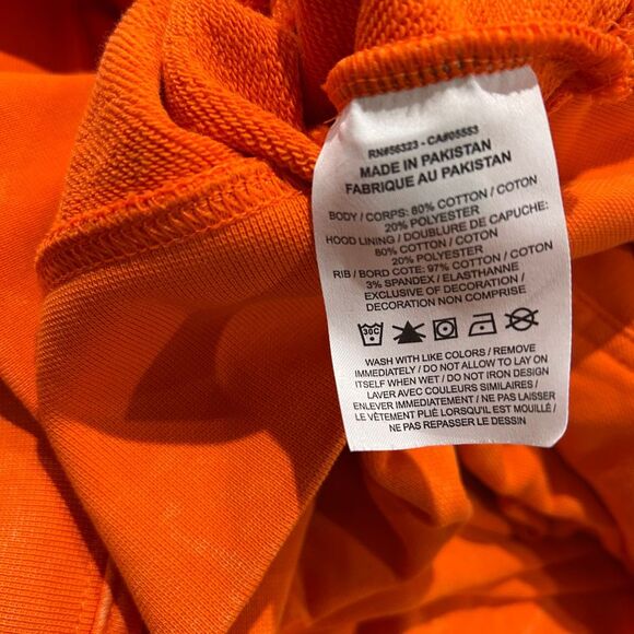 Nike Jordan Sport DNA Hoodie Men M Orange Sweat shirt Streetwear Basketball NWOT - Picture 5 of 10